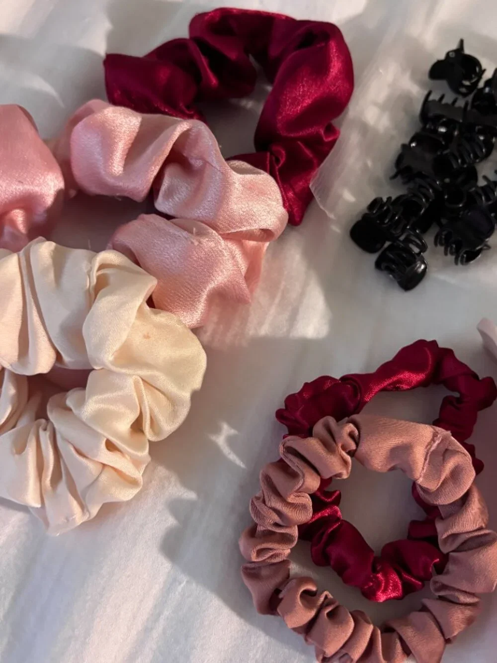 Hair Accessories Bundle Set – Scrunchies, Clips, Bobby Pins & More